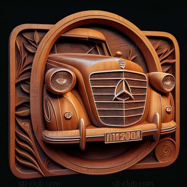 3D модель Mercedes Benz W638 (STL)